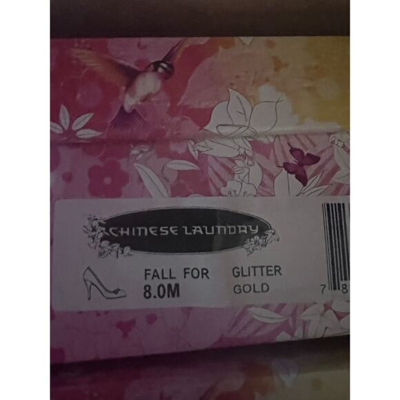 Chinese Laundry Fall for Glitter Women’s Heels Gold Size 8 M New in Box - Picture 6 of 9